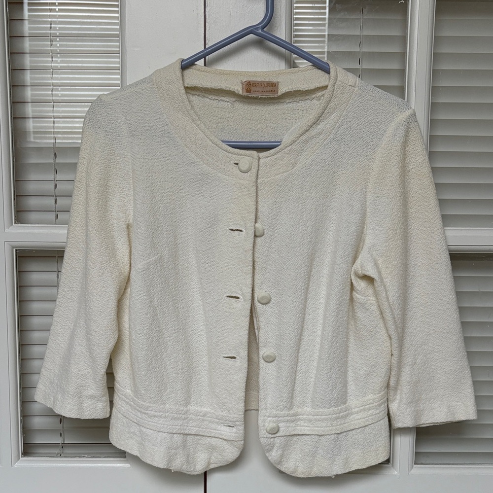 Chic Cream Women's Blazer